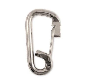 Lucky Line A55 Stainless Loop Spring Snaps, Wire Gate