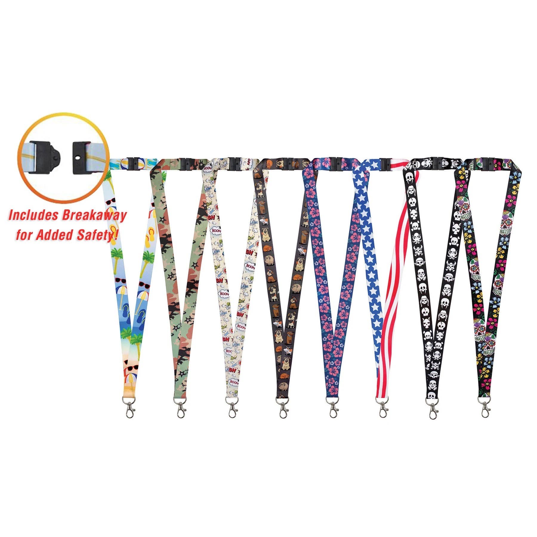 Lucky Line C200 Designer Lanyard Starter Pack