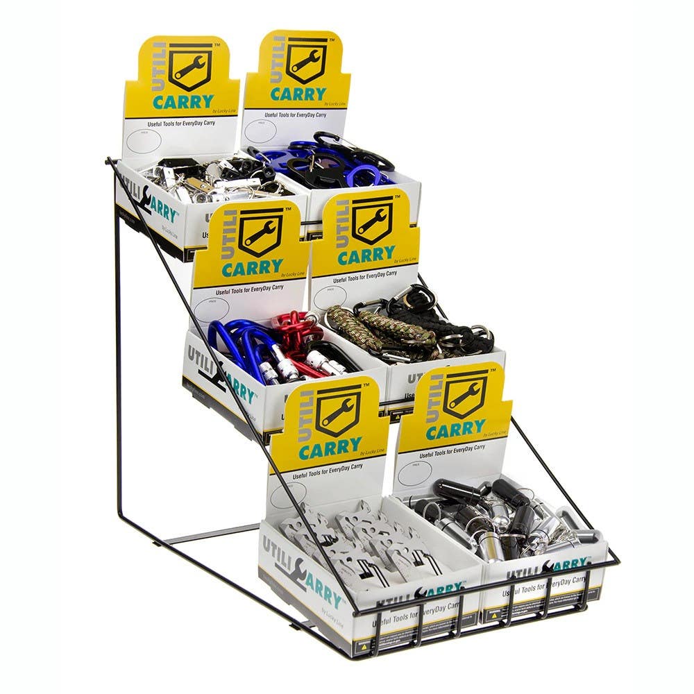 Lucky Line U34006 3-Tier Counter Display