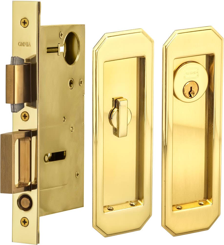Omnia 7039 Series Door Lock w/ Traditional Trim