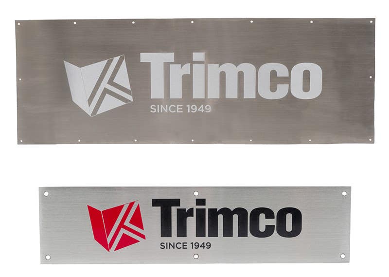 Trimco T-Etch Plates T-Etch Protection Plates - .050" Monochrome