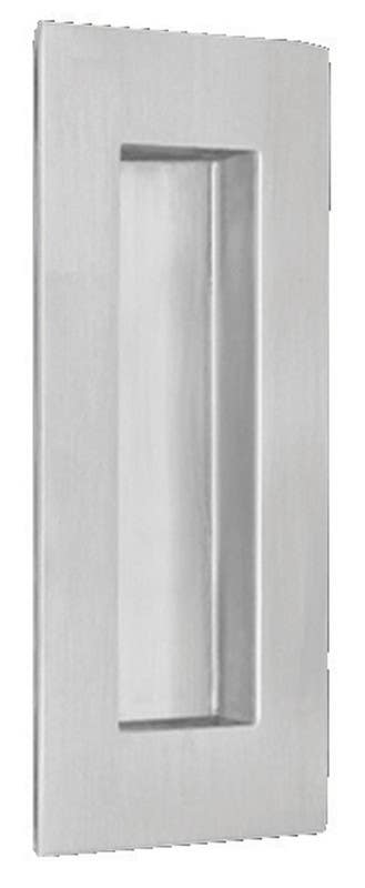 Omnia 7506/100 4" x 2" Rectangular Flush Pull (US32D)