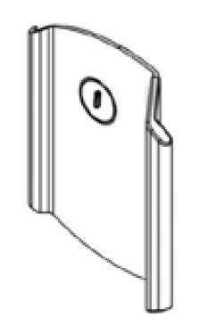 Trimco 1098RG630 Satin Stainless Steel Anti-Vandal Pull W/ Astragal Mated To BEST/PDQ SFIC Cylindrical Lock W/ Out Hold Back No Cores Or Keys Supplied