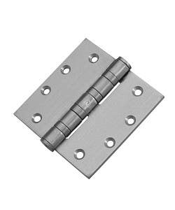 DON JO HWBB75045-652 Heavy Weight Steel Hinges, Finish-Satin Chrome Plated