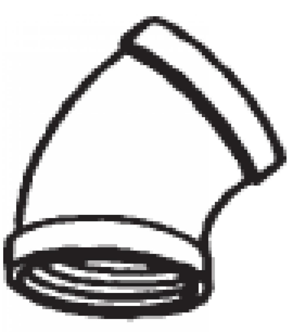 American Imaginations BR45 Brass L-45 Elbow