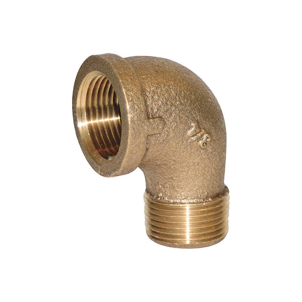 American Imaginations BR90 Brass L-90 Street Elbow