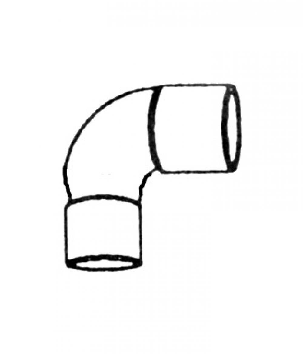 American Imaginations CPR90 Copper L-90 Reducing Elbow - Wrot