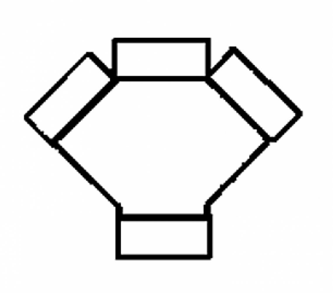 American Imaginations ABS2Y Thermoplastic Double Wye