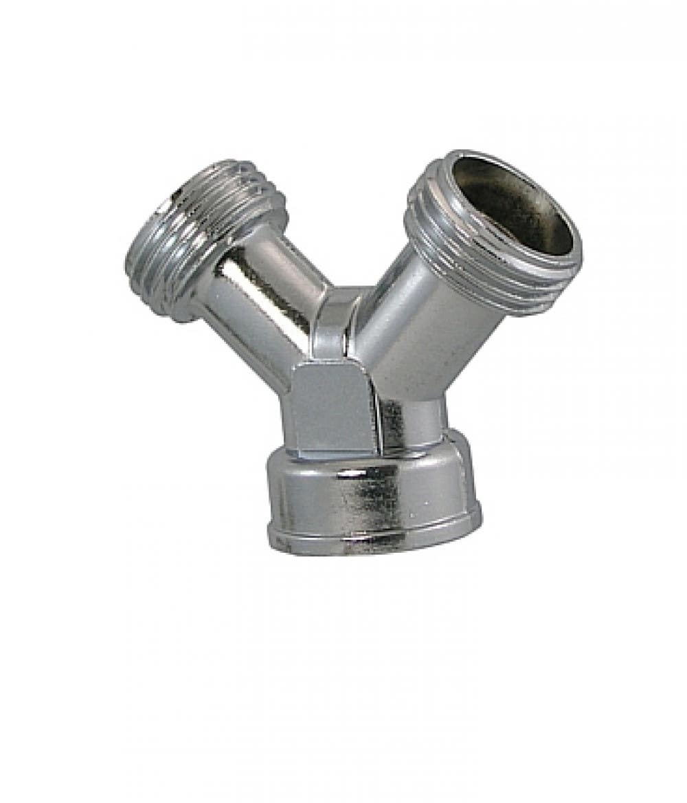 American Imaginations GHY Garden Hose Double Wye, Stainless Steel