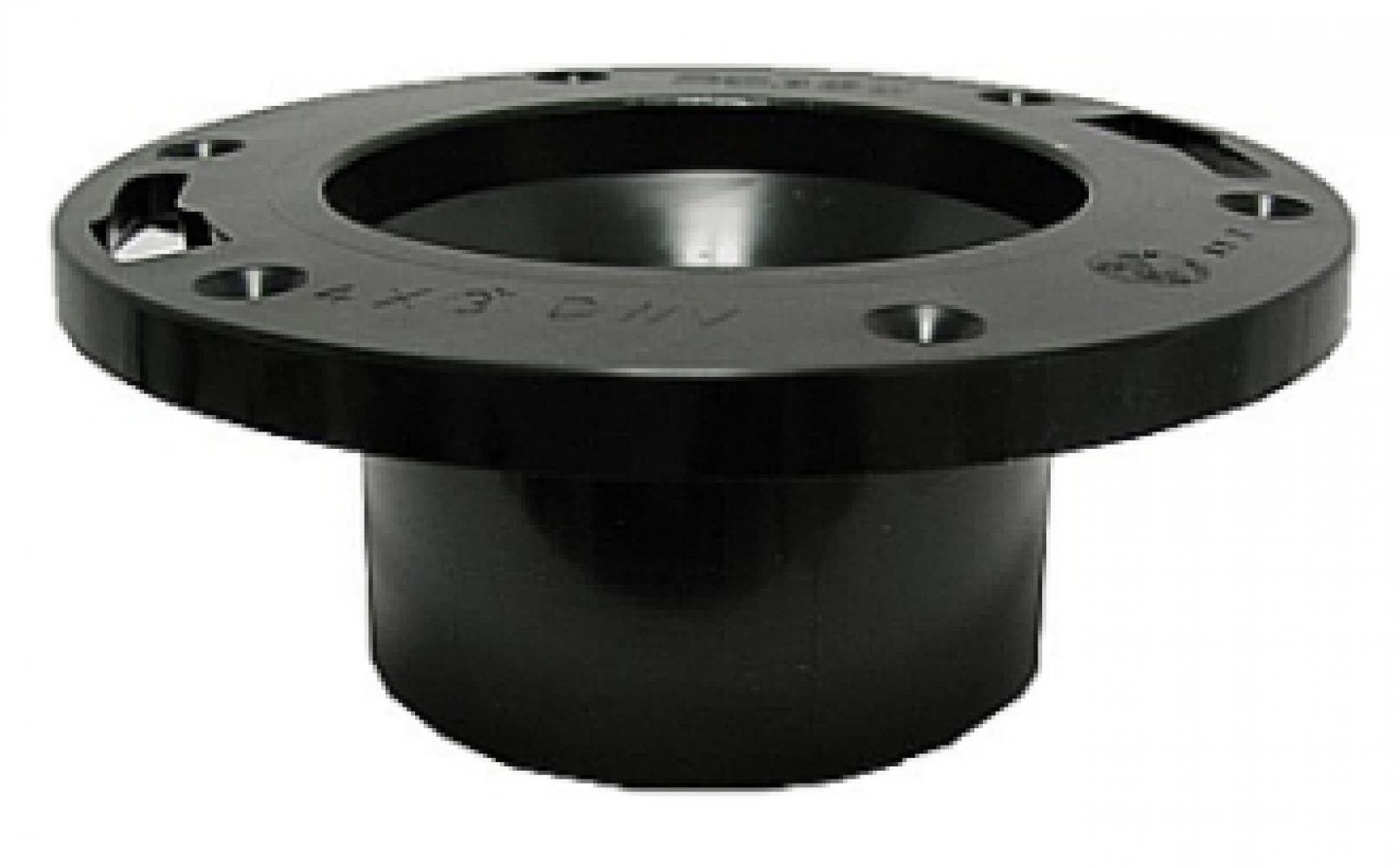 American Imaginations ABSATF Thermoplastic Adjustable Toilet Flange, 3" x 4"