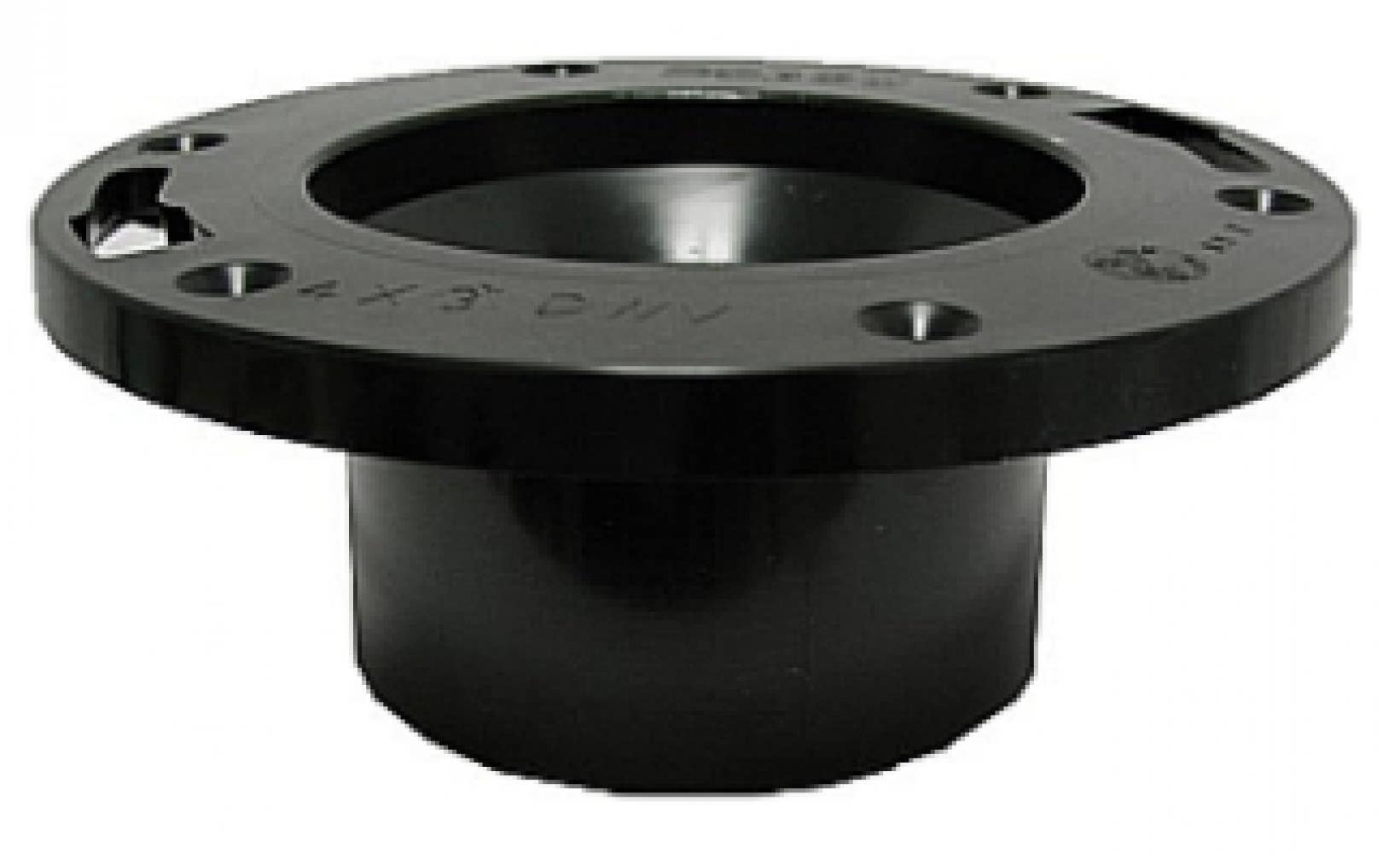 American Imaginations ABSFFTF Thermoplastic Flush Fit Toilet Flange, 4" x 3"