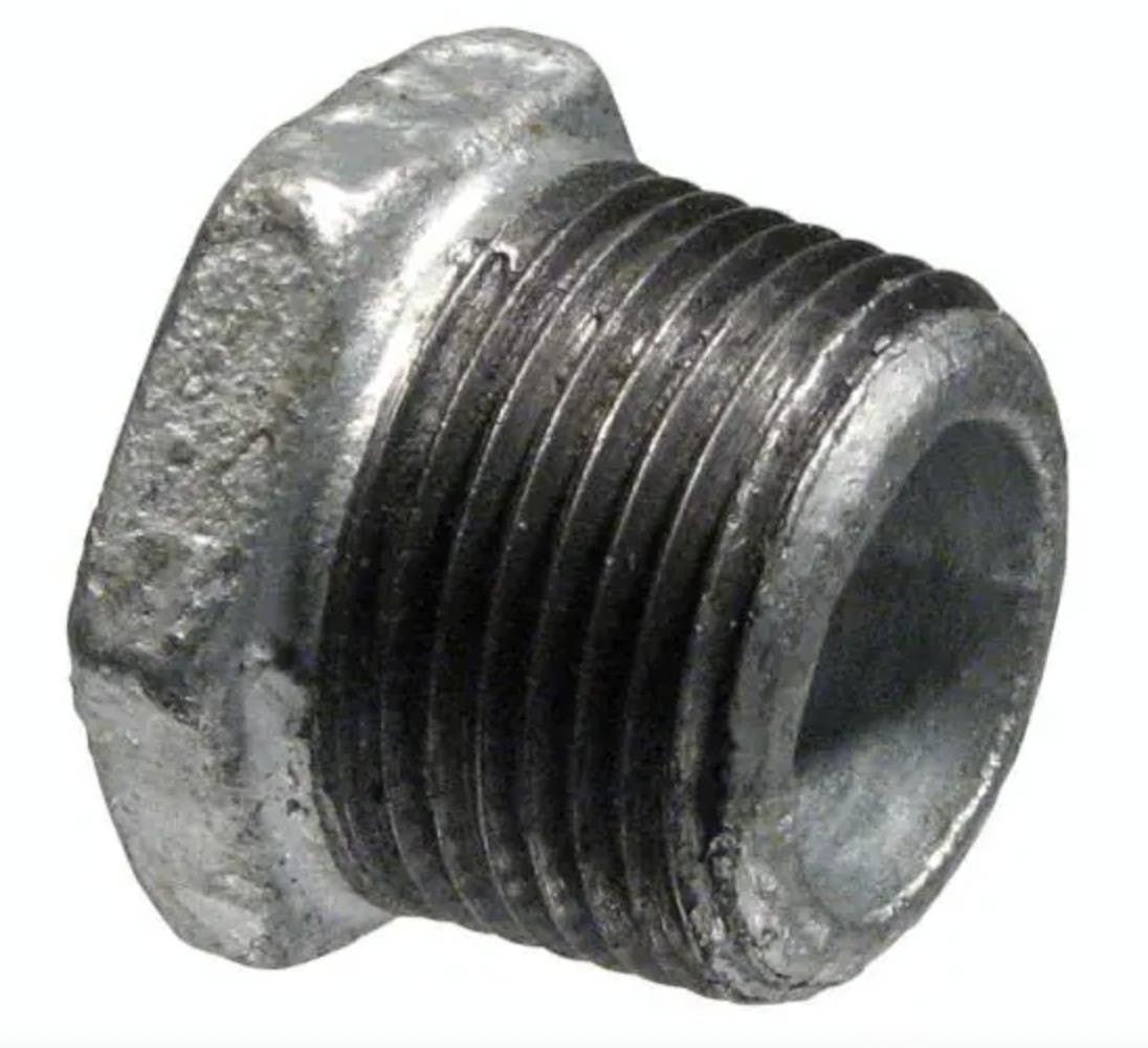American Imaginations GLV-BUSH Round Galvanized Steel Bushing