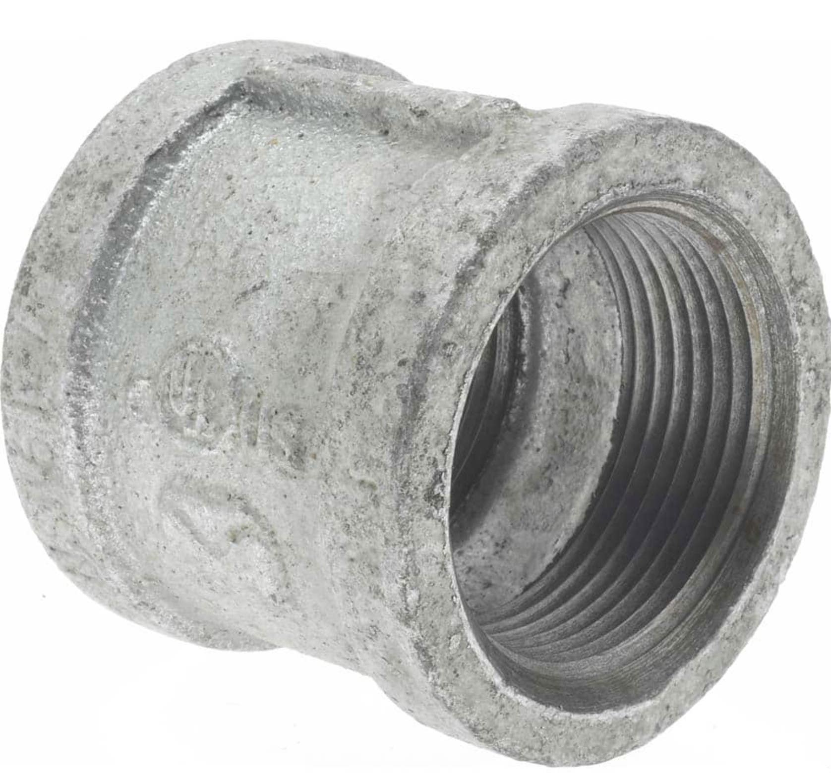 American Imaginations GLV-CPL Round Galvanized Steel Coupling