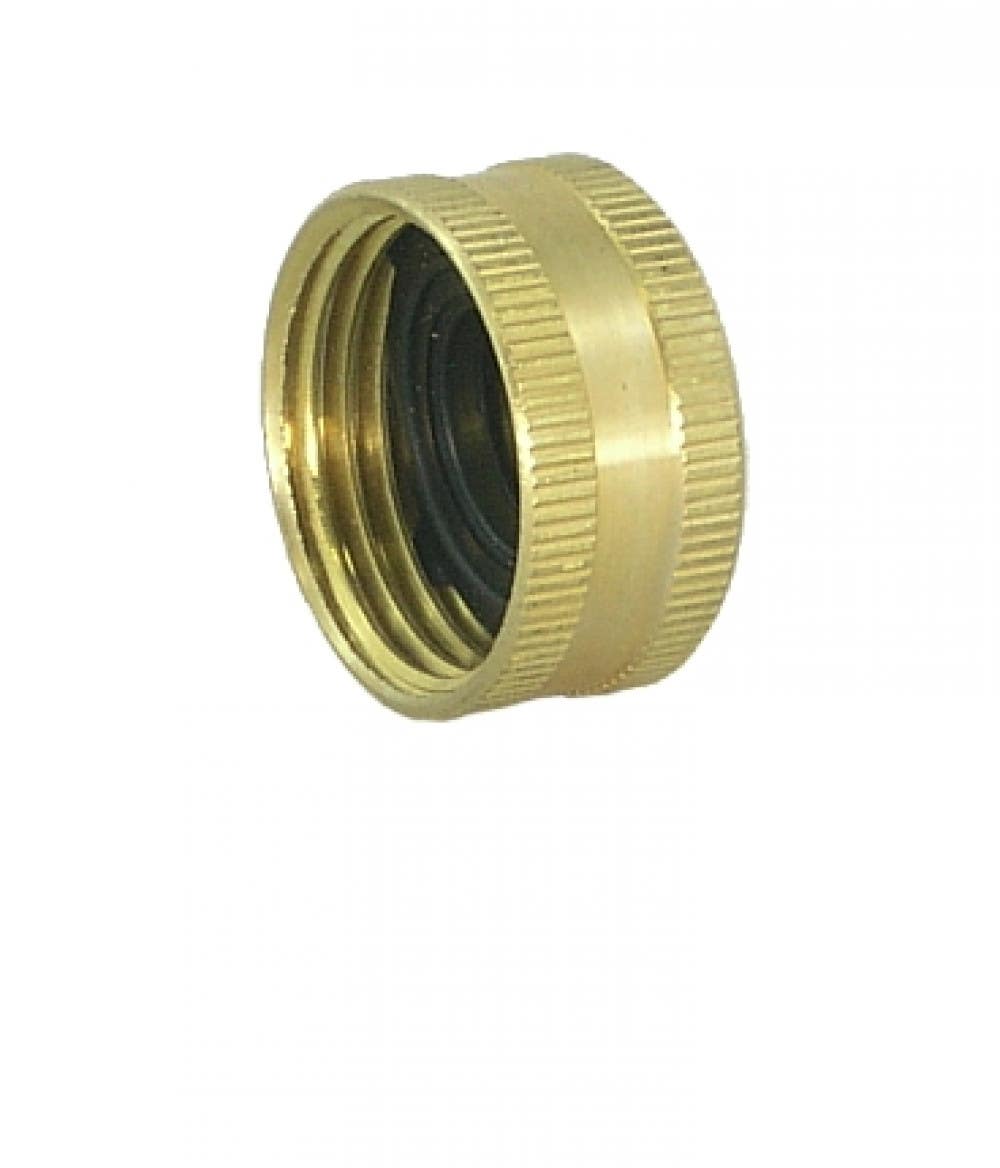 American Imaginations GH-CAP Brass Garden Hose Cap, 3" x 5.25"