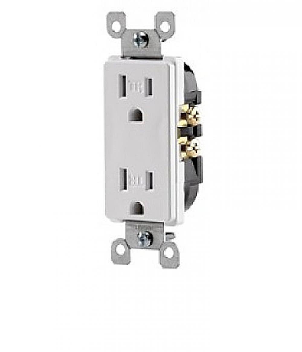 American Imaginations DEC-REC Decorator Electrical Receptacle 15 AMP, Use With Copper Wire Only