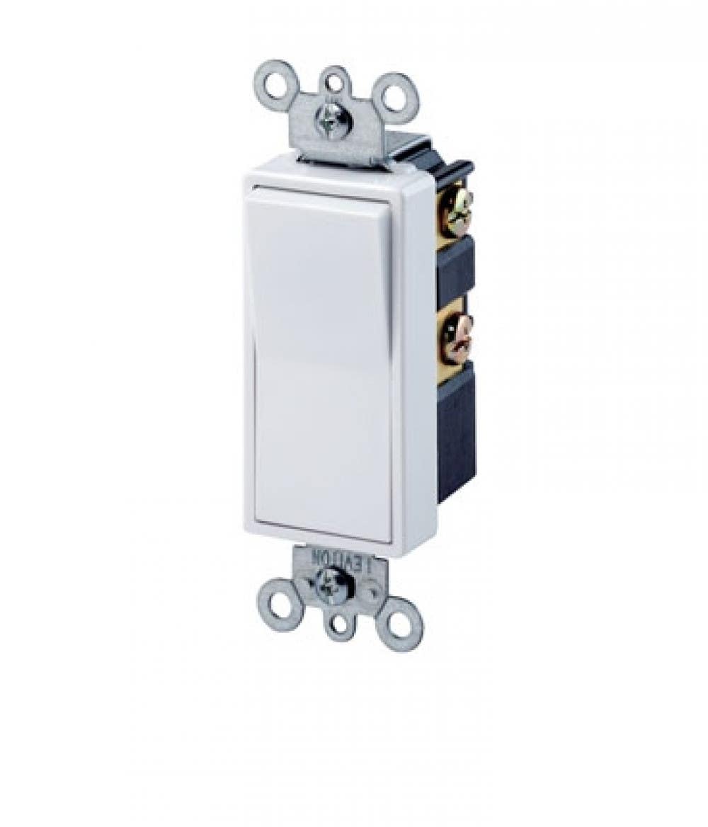 American Imaginations DEC-SWCH White Decorator Electrical Switch, 15 AMP