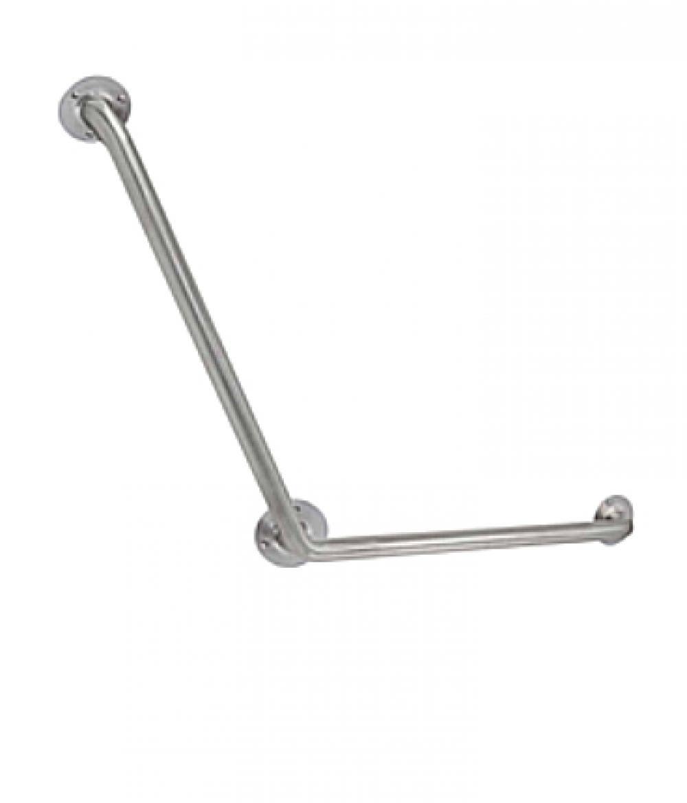 American Imaginations HDGBAR-EM Heavy Duty Angled Grab Bar 12" x 12", Exposed Mount