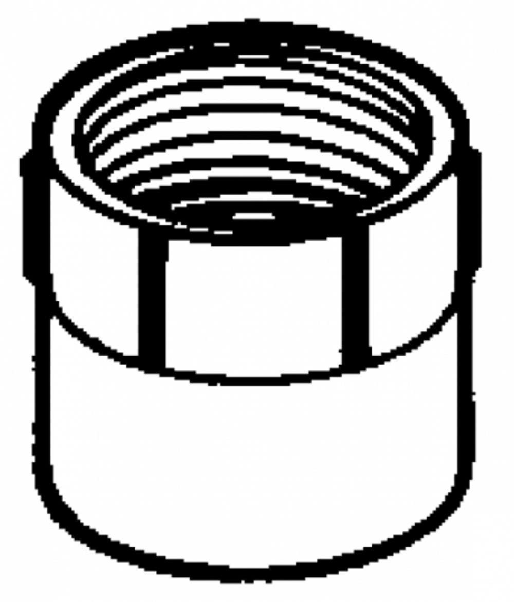 American Imaginations ABS-FADAP Thermoplastic Female Adapter