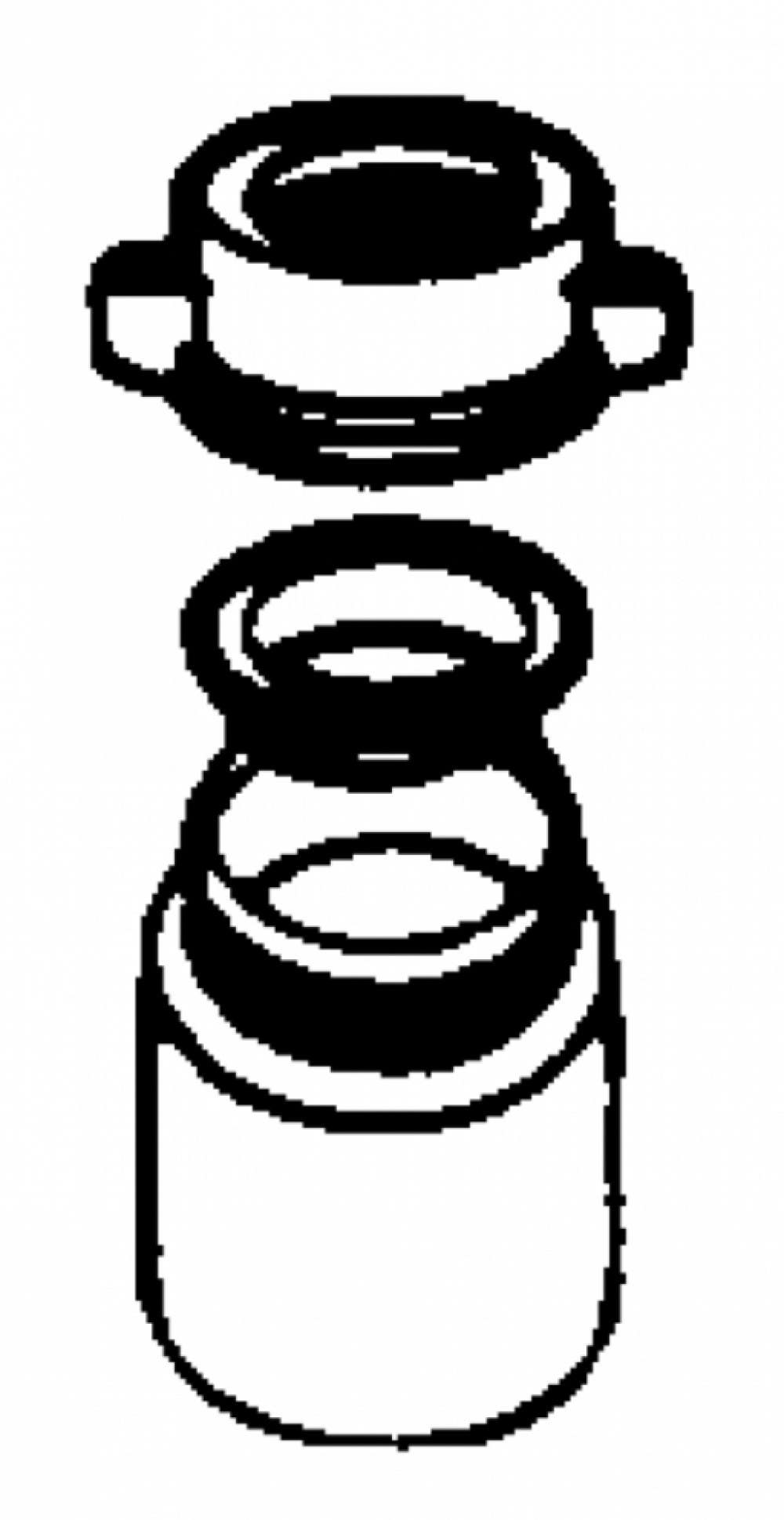 American Imaginations ABS-MTADAP Thermoplastic Male Trap Adapter