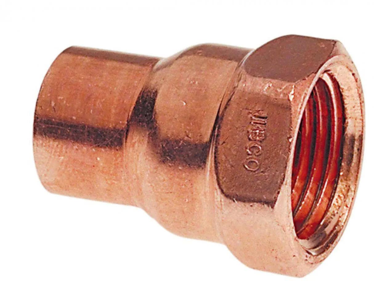American Imaginations CPR-FADAP Copper Female Adapter - Cast, C x FIP