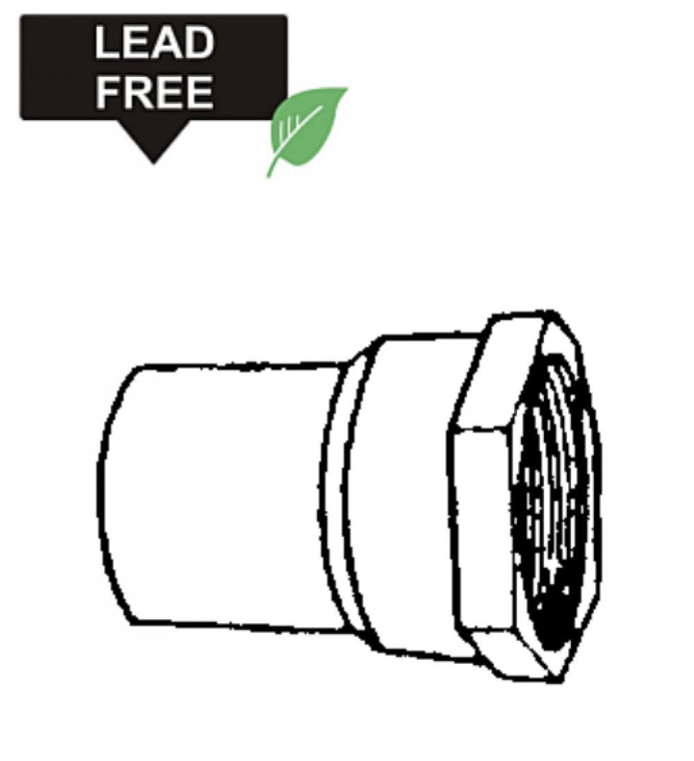 American Imaginations CPR-FRADAP Copper Female Reducing Adapter - Cast, C x FIP