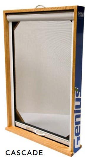 Genius 56-00244-2-3 Cascade Window with Traditional 30mm Side Rails - 42mm