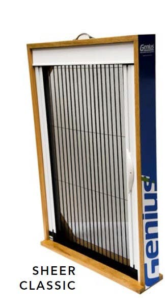 Genius 05-30030-2-3 Pleated Sheer Screen Advance