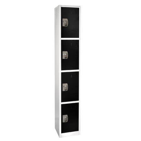 Adiroffice 629-204 Locker With 4 Door And 4 Hooks