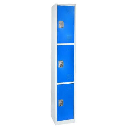 Adiroffice 629-203 Locker With 3 Door And 3 Hooks