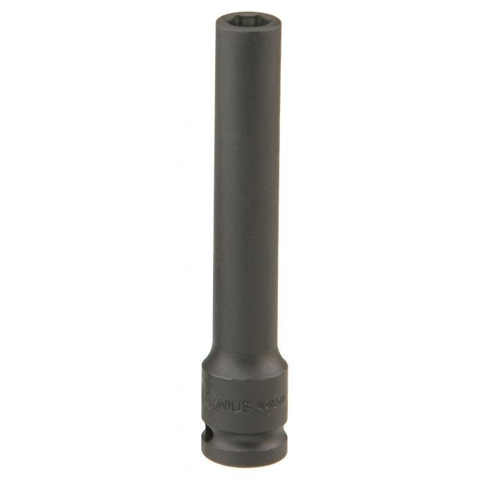Genius Tools 1/2" Drive Metric Extra-deep Impact Socket 127mmL