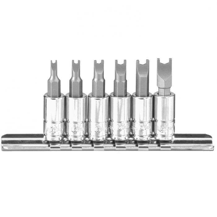 Genius Tools BS-20 1/4" Dr. Spanner Bit Socket Set