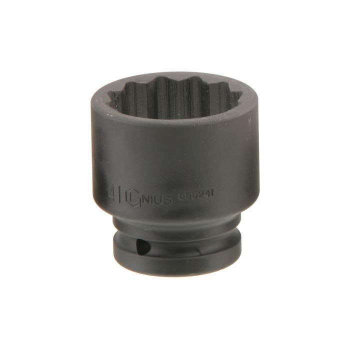 Genius Tools 3/4" Drive (12 pt.) Thin Wall Impact Socket 11/16" - 1-1/2"