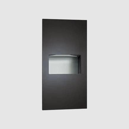 ASI 10-64623 Piatto - Fully Recessed Paper Towel Dispenser And Waste Receptacle