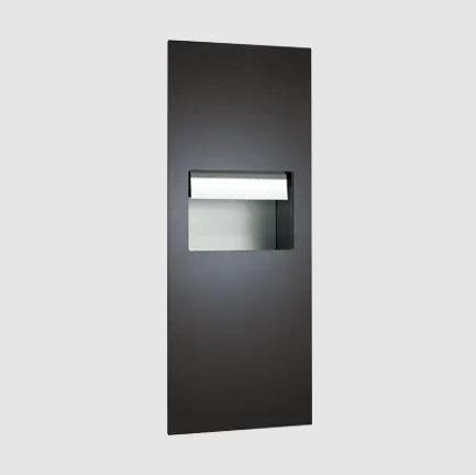 ASI 10-64696AC Piatto - Fully Recessed Auto Roll Paper Towel Dispenser And Waster Receptacle - AC Power