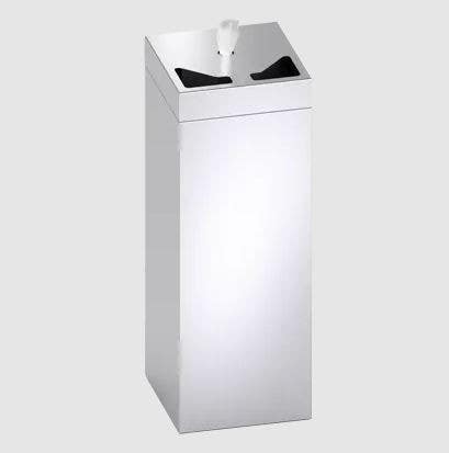 ASI 0834/0839-TWH Stainless Steel Wipes Dispenser & Disposal - Free Standing