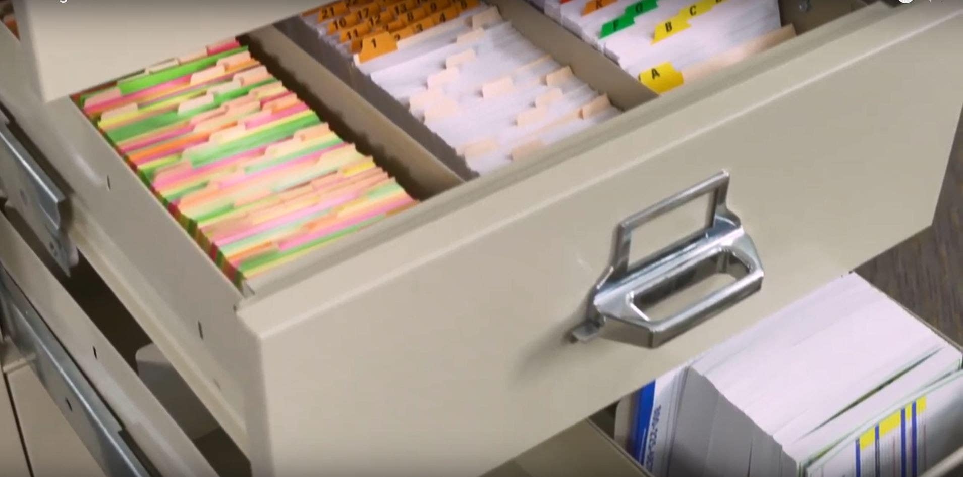 FireKing Card, Check & Note File Cabinet