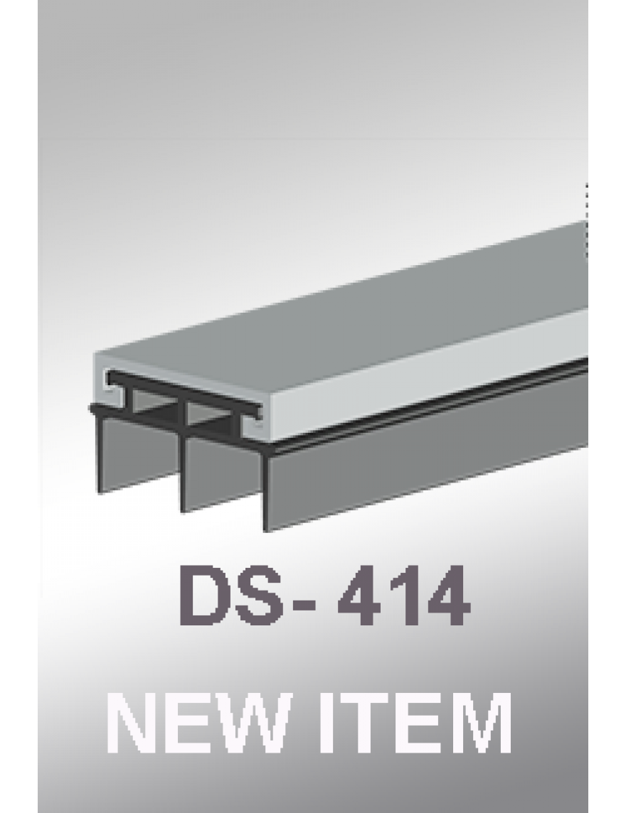 Cal-Royal DS-41 Aluminum Door Shoe with Vinyl Insert