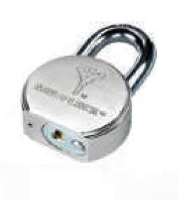 MUL-T-Lock TSR Round Body Padlock (4 Chamber), 7/16" Thick Shackle