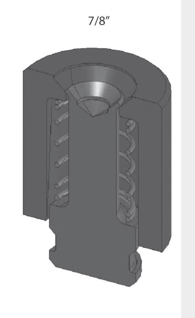 MUL-T-Lock PCY-MTPIN-BOD-7/8 MTL 800 Body Pin Nickel Silver For 7/8" Product  (Bag of 100)