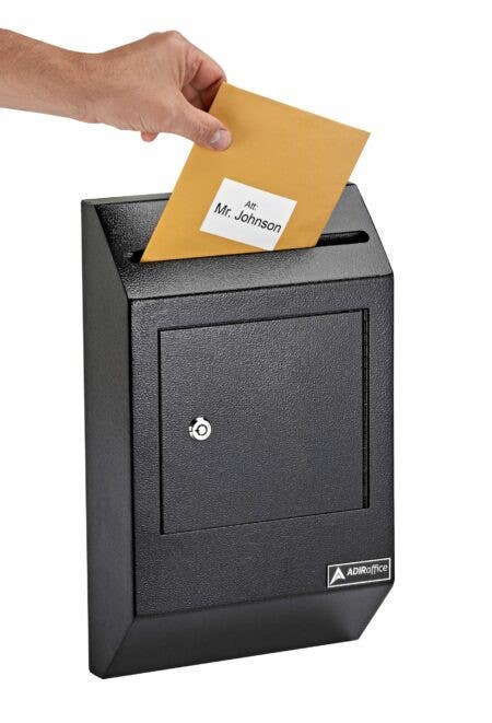 Adiroffice 631-13 Heavy-Duty Secured Drop Box