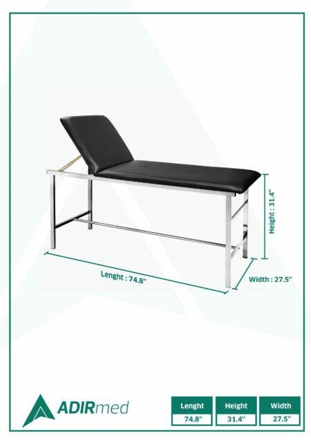 AdirMed 996-01 Adjustable Exam Table with Paper Dispenser