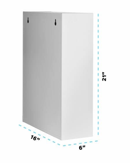 AdirMed 999-04  Large Dual Lock Surface-Mount Medical Security Cabinet