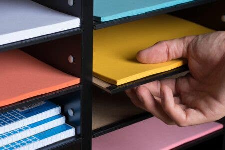 Adiroffice ADI500-12 Compartment Wooden Literature Organizer