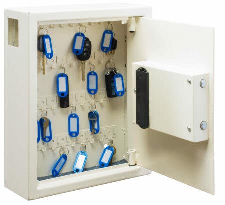 Adiroffice 680-40 Key Steel Digital Lock Key Cabinet, Key Capacity 40