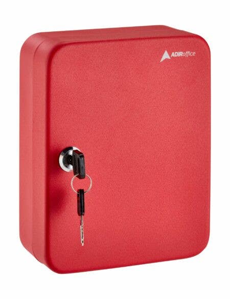Adiroffice 681-30 Key Steel Secure Cabinet with Key Lock