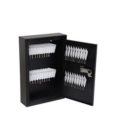 Adiroffice 682-40 Key Steel Heavy-Duty Key Cabinet with Combination Lock, Key Capacity 40