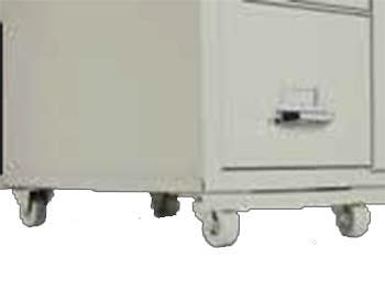 FireKing 5"CB Letter Vertical, Caster Base Letter File Cabinet