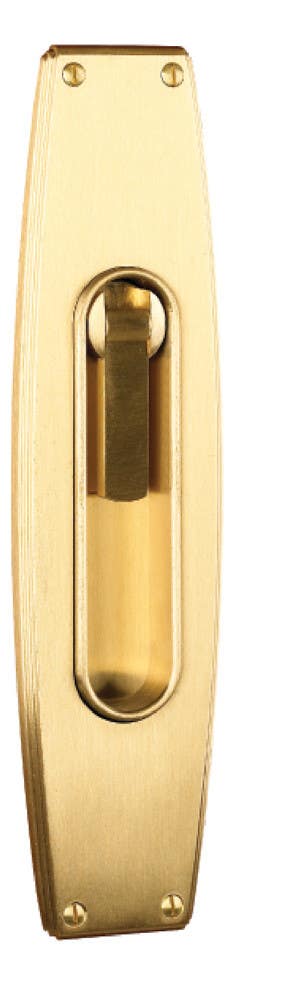 Von Morris 828459 Art Deco Pocket Door Lock
