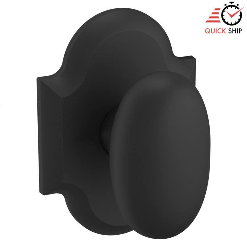 Baldwin Estate 5024 Knob With R030 Rose, 2 3/8" Backset