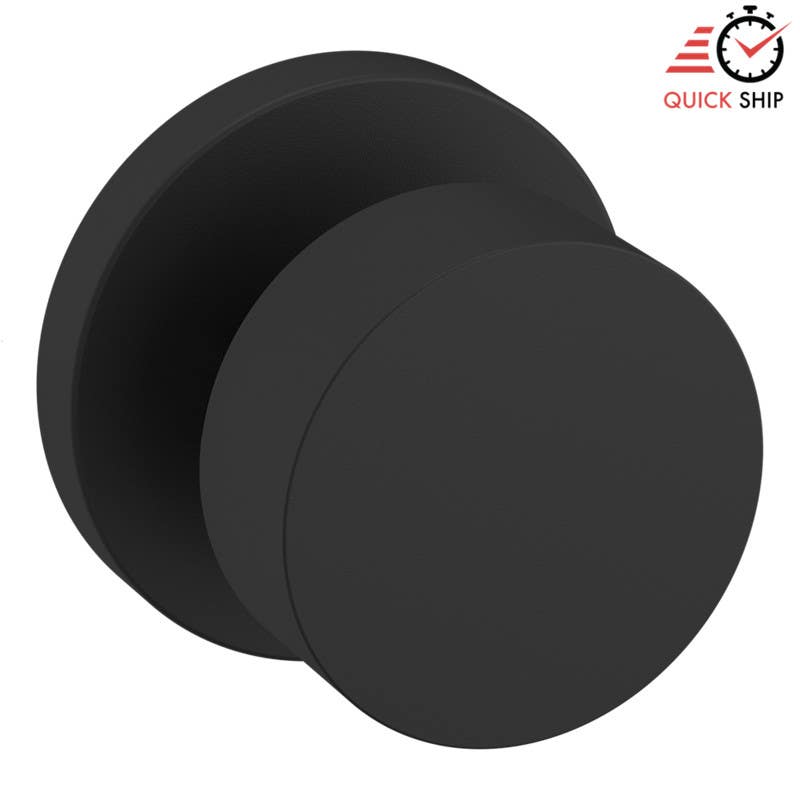 Baldwin Estate 5055 Minneapolis Door Knob w/ 5046 Rose, 2 3/8" Backset